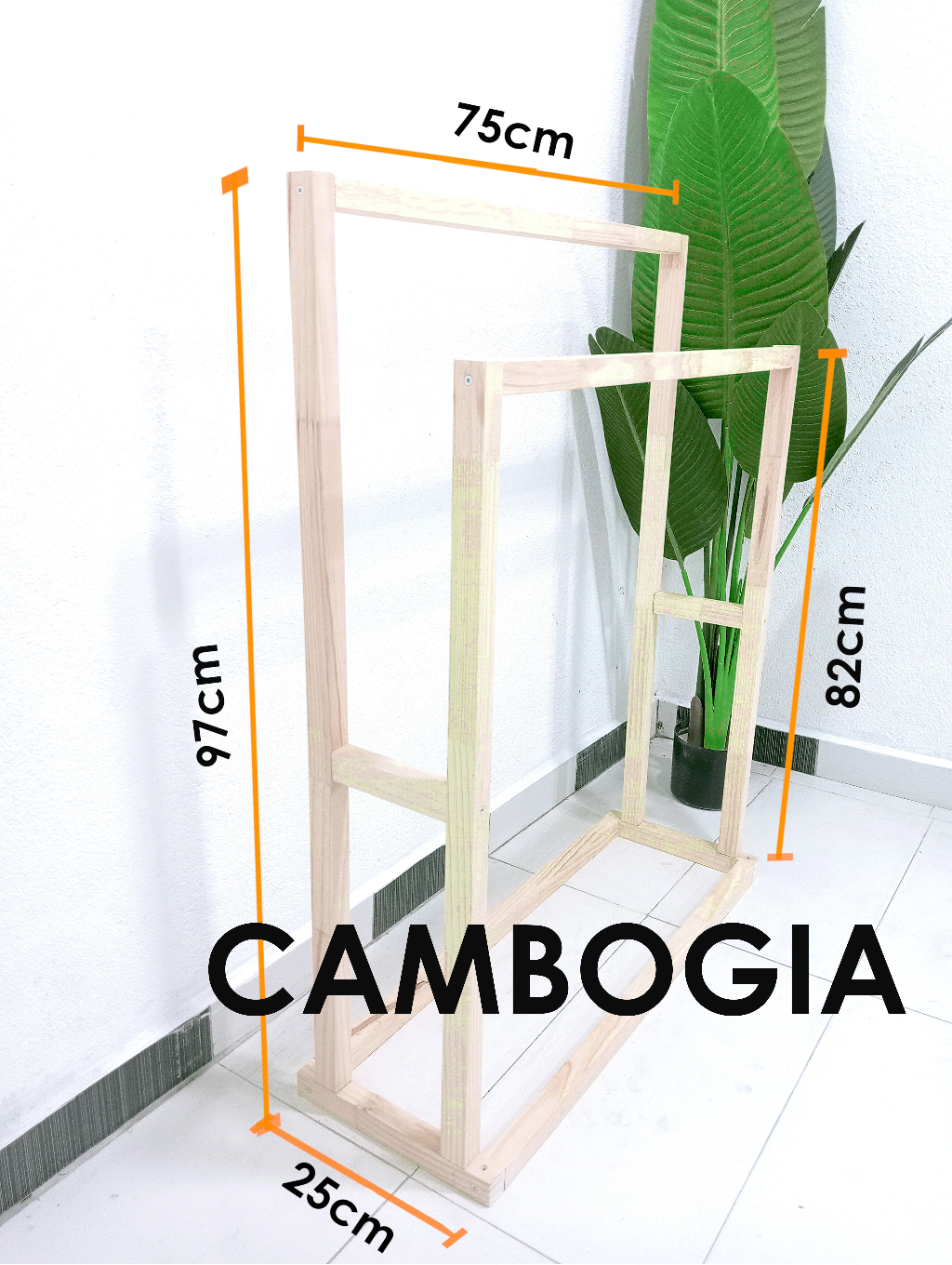Penyangkut tuala | Standing Hanger complete collection, wood, metal ...