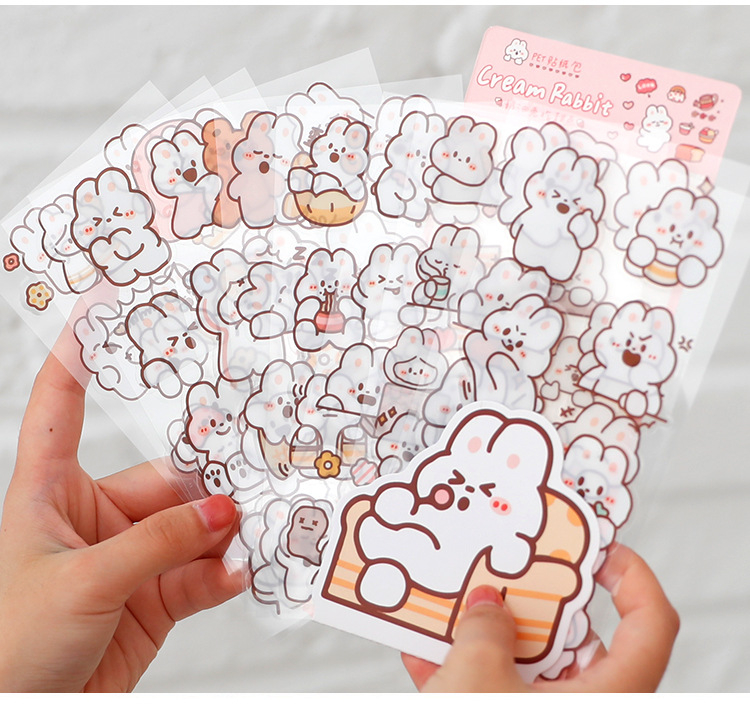 *CLEARANCE* TLD Cute Cartoon Cream Rabbit & Cream Bear PET Waterproof ...
