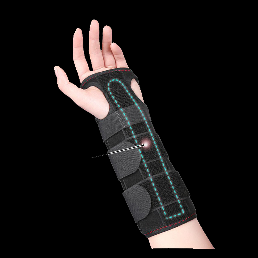Rehabs Adjustable Wrist Support Brace Splints Compression Carpal Tunnel ...