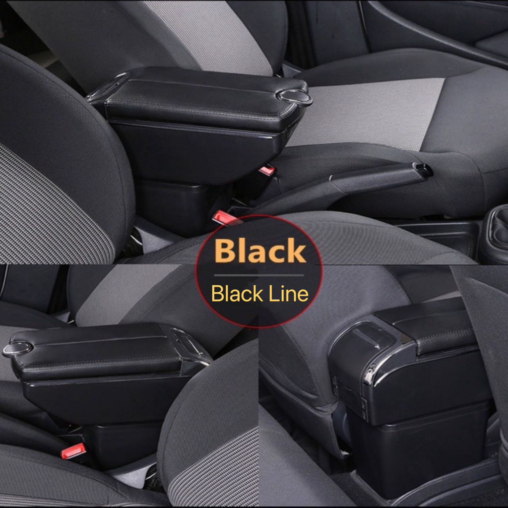 Myvi Axia Bezza Vios Viva City Persona Saga flx Iriz Wira Aruz Exora 7 USB Arm Rest Adjustable