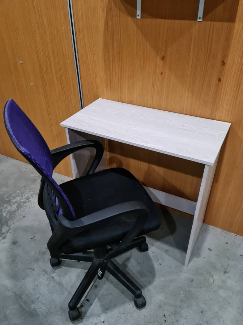 Waterproof DIY Meja Small Desk Study Desk Meja Table Office Table ...