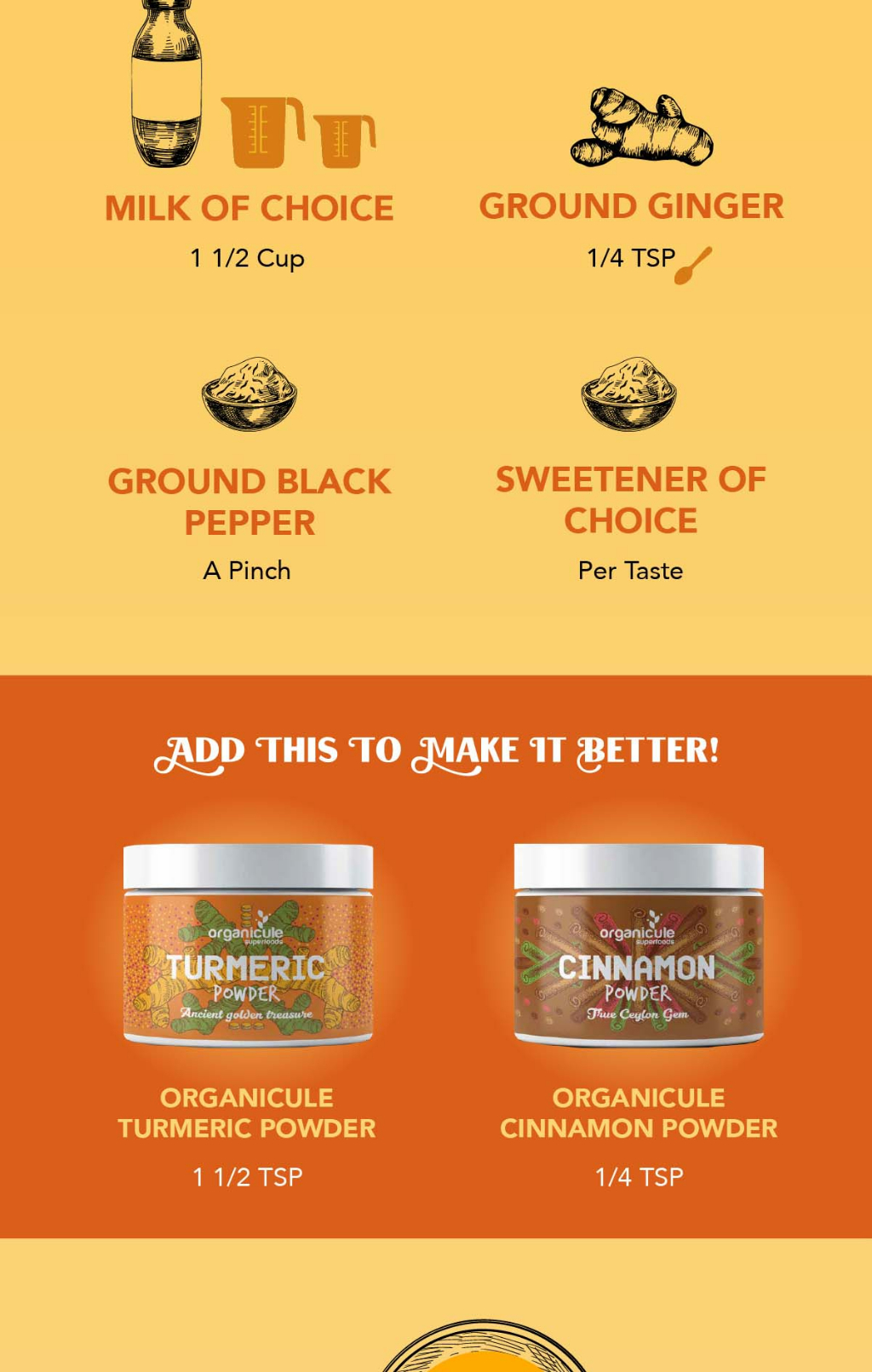 Organicule Turmeric Powder [100g] | 6% Curcumin | Anti-Inflammatory ...