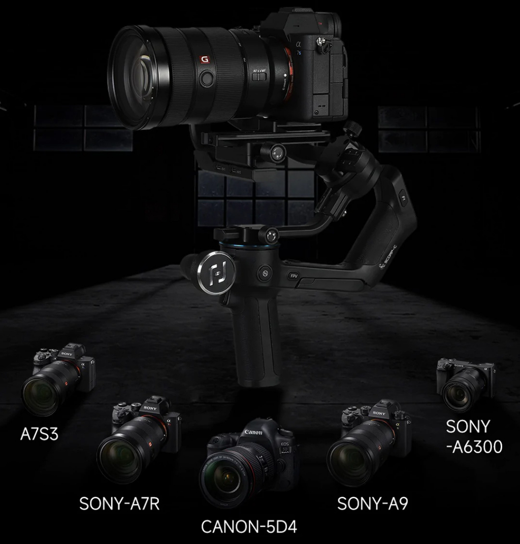 FeiyuTech SCORP-C / SCORP MINI 3-Axis Handheld Gimbal Stabilizer Handle ...