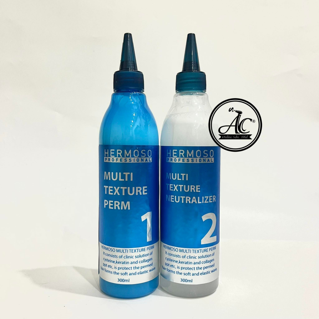 Hermoso Multi Texture Perm & Neutralizer 300ml x2 Cold Perm 发廊专用冷烫快熟烫 ...