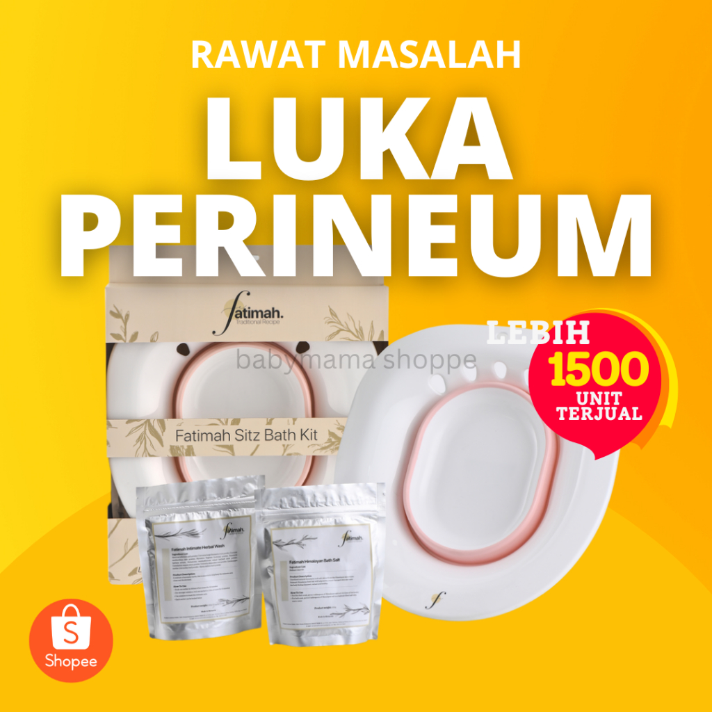 [READY STOCK] SET BERTANGAS FATIMAH SITZ BATH SET TANGAS MAK KUNTUM