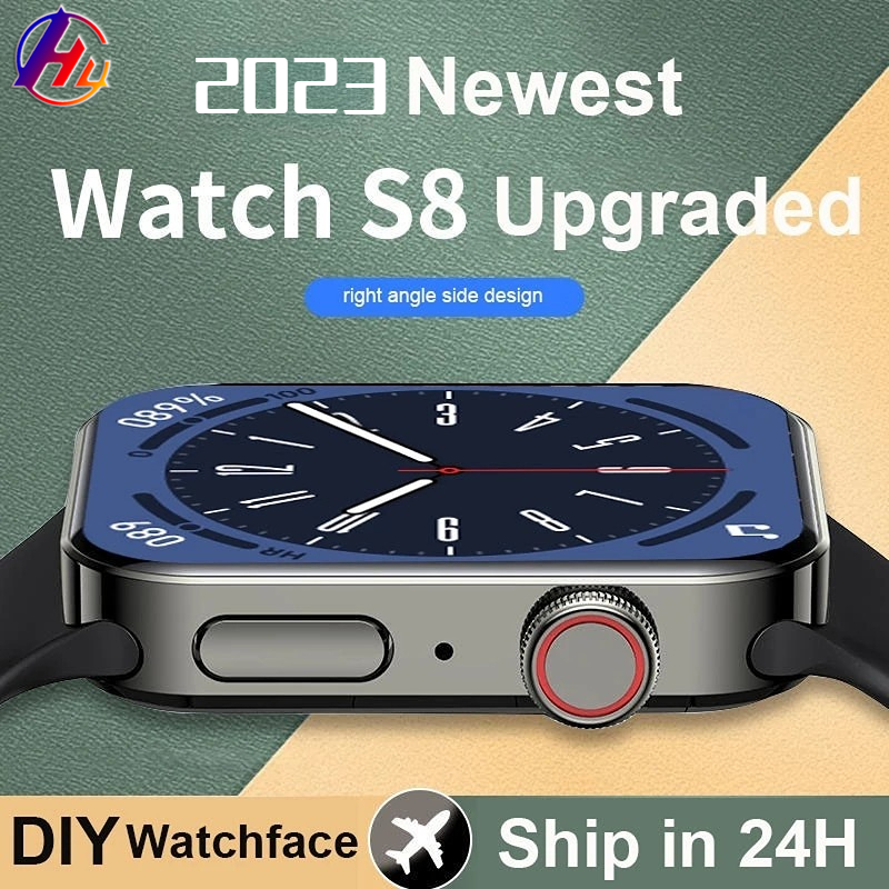 2023 NEW Smartwatch S8 Max Men full screen Right angle
