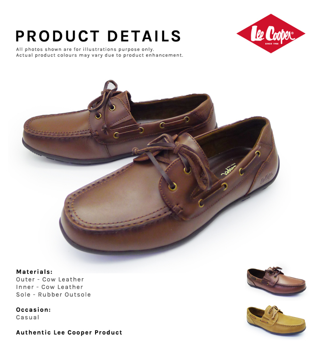 Lee cooper boat on sale shoes