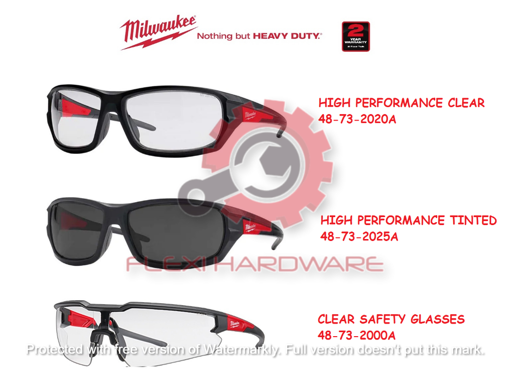 Tinted High Performance Safety Glasses