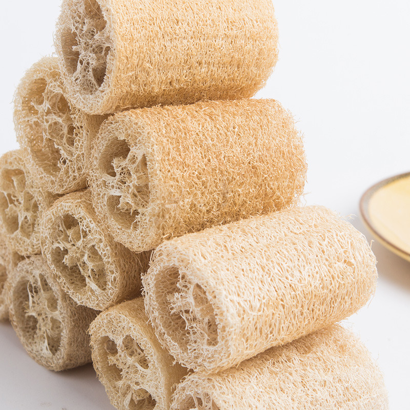 Natural Luffa Loofah sponge Unbleached Skin care / Cleaning exfoliating ...