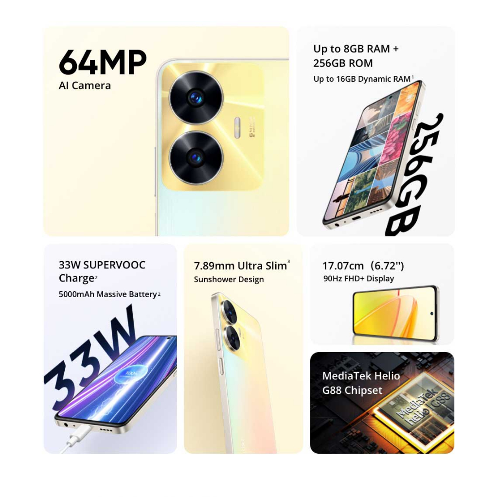 💥 REALME C55 6+128GB / 8+256GB 💥 REALME C11 2+32GB / 4+64GB 💥 1 YEAR  WARRANTY REALME MALAYSIA 💥