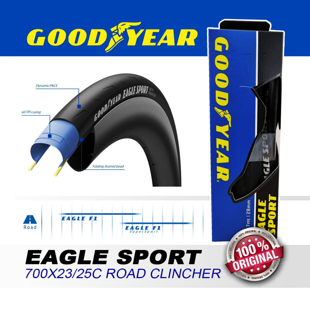 Pneu Goodyear Eagle F1 R 700x25c - Performance Et Adhérence