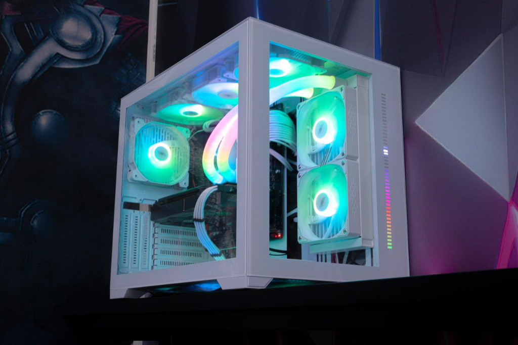 1st Player SP7 Black | Standard ATX Side Tempered Glass PC Gaming ...