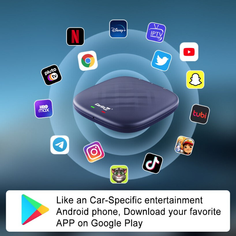 Carplay Android Auto AI Box Wireless Carplay Dongle Car Android Box ...