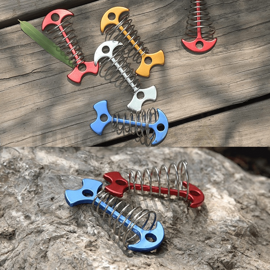 JUNGLEMAN Camping Rope Tensioner Wind Rope Double Hole Penegang Tali ...