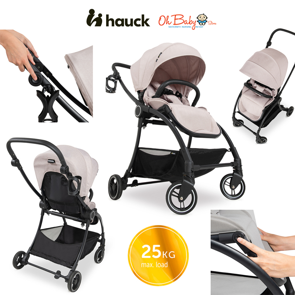 Hauck Colibri Stroller - Beige | Shopee Malaysia