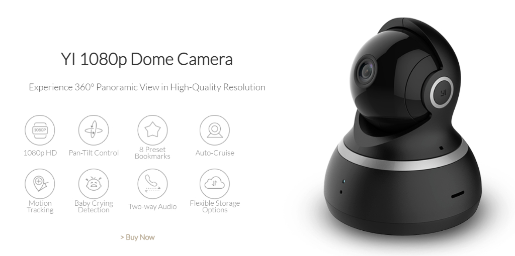 【2個セット】YI ドーム型カメラ　１０８０P Amazon.co.jp: YI Home Camera 2 1080p with 32GB MicroSD Card