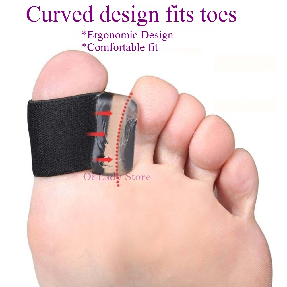 Toe Separators and Spreaders for Bunion, Overlapping Toes and Drift