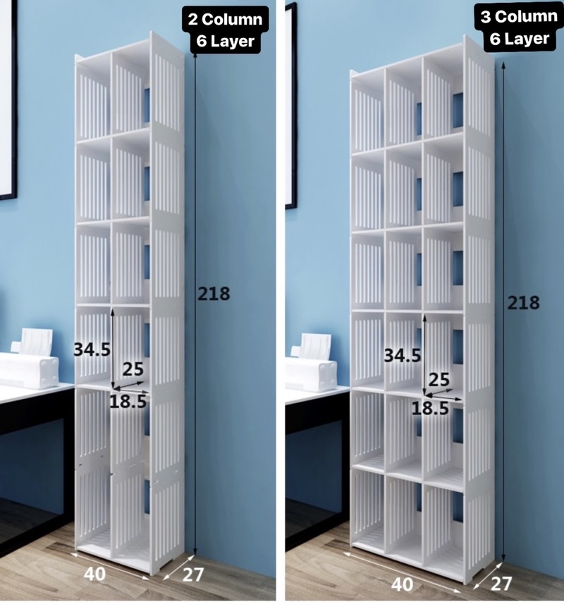 DIY Rak Buku Ikea Style Bookshelf Furniture Office Rack File Stationery