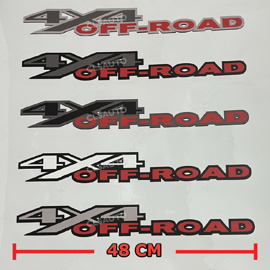 Offroad Sticker 4x4 - Hilux Ranger Raptor Wildtrak Triton Navara DMAX ...