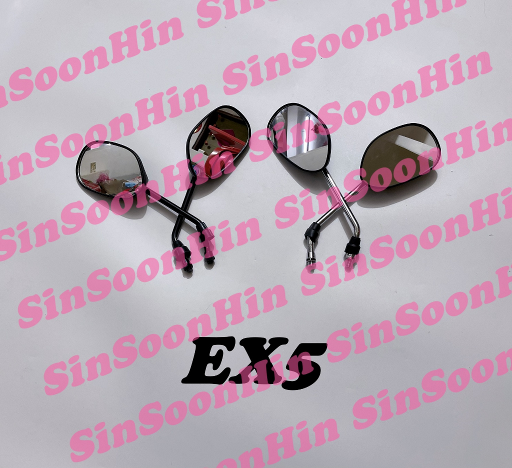 Honda EX5 DREAM WAVE Side Mirror - 1Pair [ Standard/Chrome ] #cermin ...