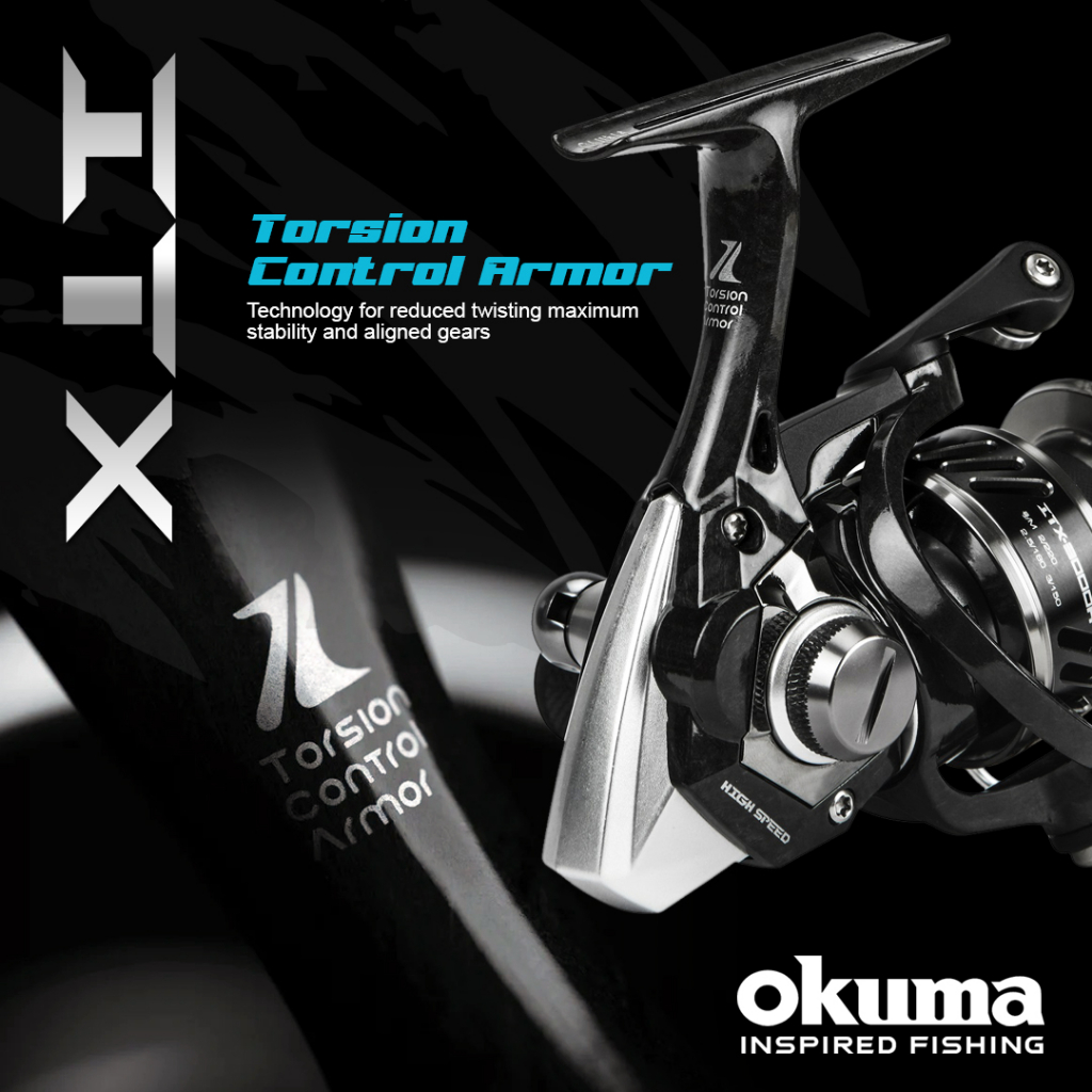HIgh Speed) Okuma ITX Carbon Spinning Fishing Reel Mesin PancingMax Drag  3-10kg Saltwater Freshwater 8kg Maxdrag