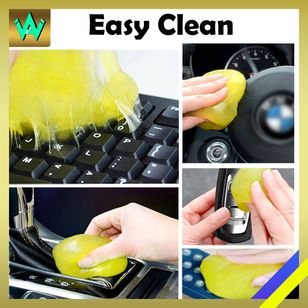 Super Clean Car Cleaning Gel Dust Remover Jelly Magic Cleaner Soft ...