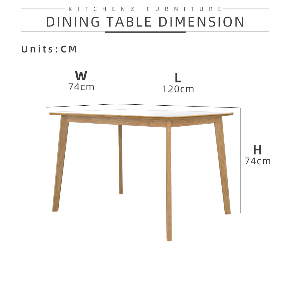 [FREE Shipping] KitchenZ Modern Dining Set 1 Dining Table + 4 Dining