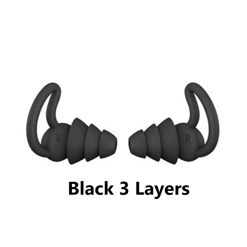 Soft Silicone Anti Noise Ear Plugs Sound Insulation Hear Protect ...