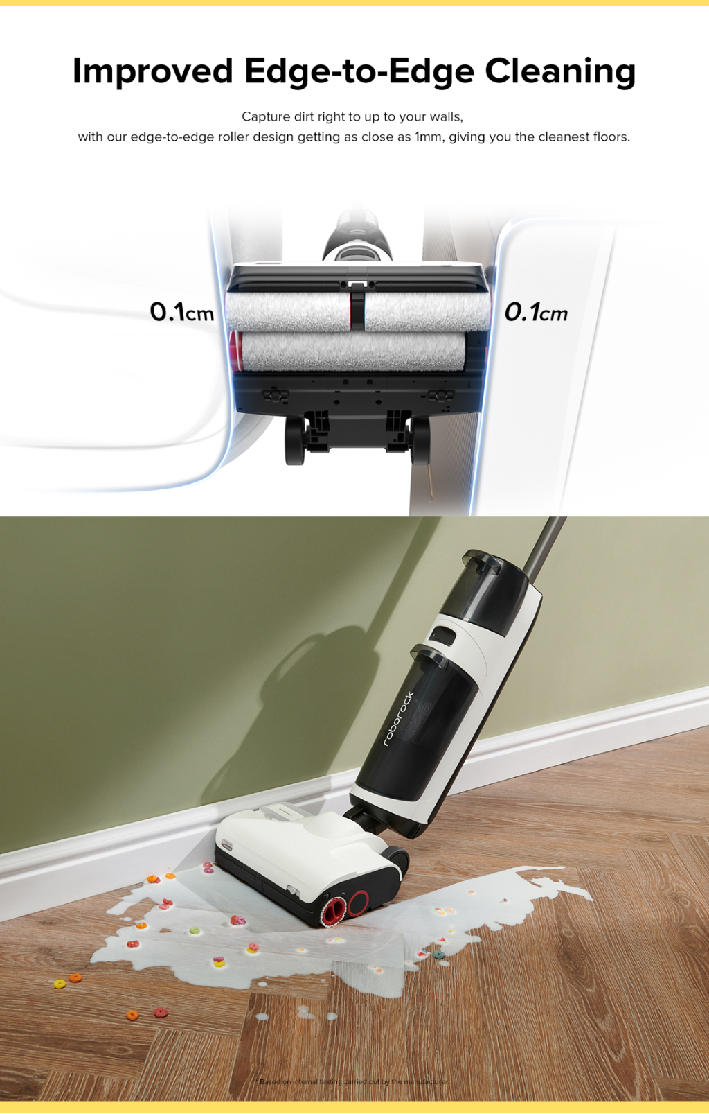 Roborock DYAD Pro Floor Washer Auto Dispense Detergent App Control Wet