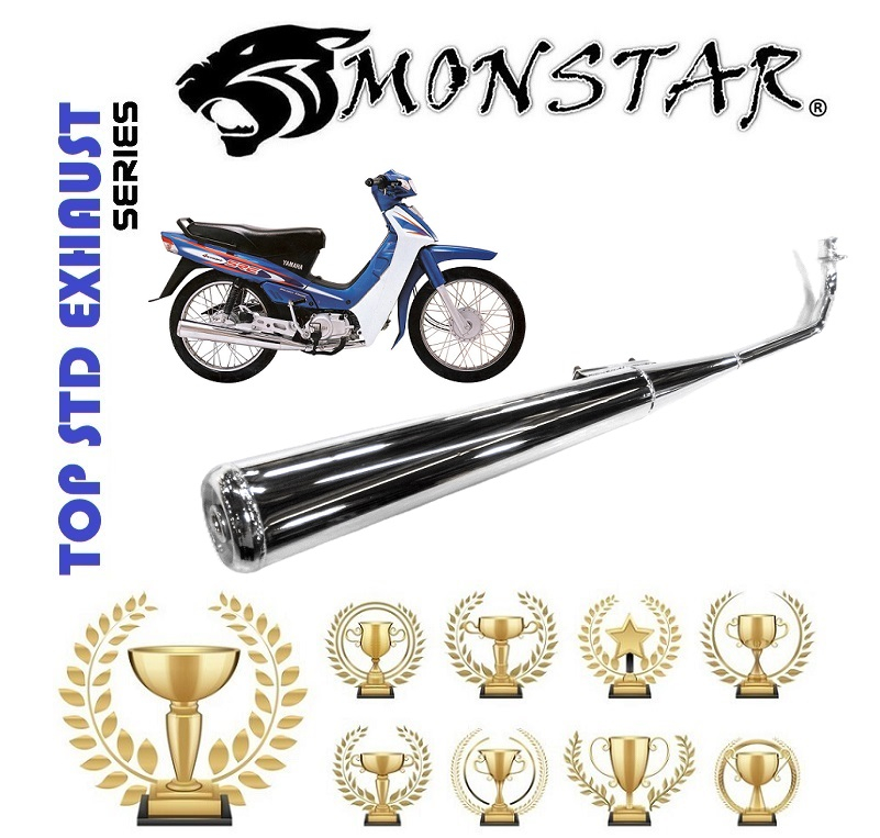 YAMAHA SRE STANDARD EXHAUST EJM MUFFLER STD ORI OEM ORIGINAL EPOWER ...