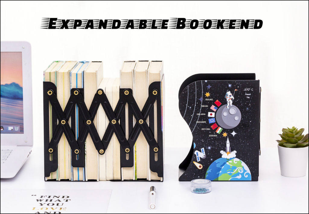 [HY] Rak Buku Pemegang Buku Expandable Bookend Book Stand Book Holder ...
