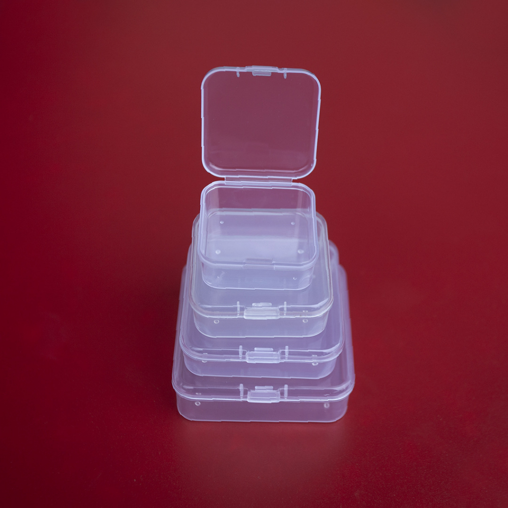 Portable Mini Box Organizer Transparent Pill Storage Tablet Jewelry ...
