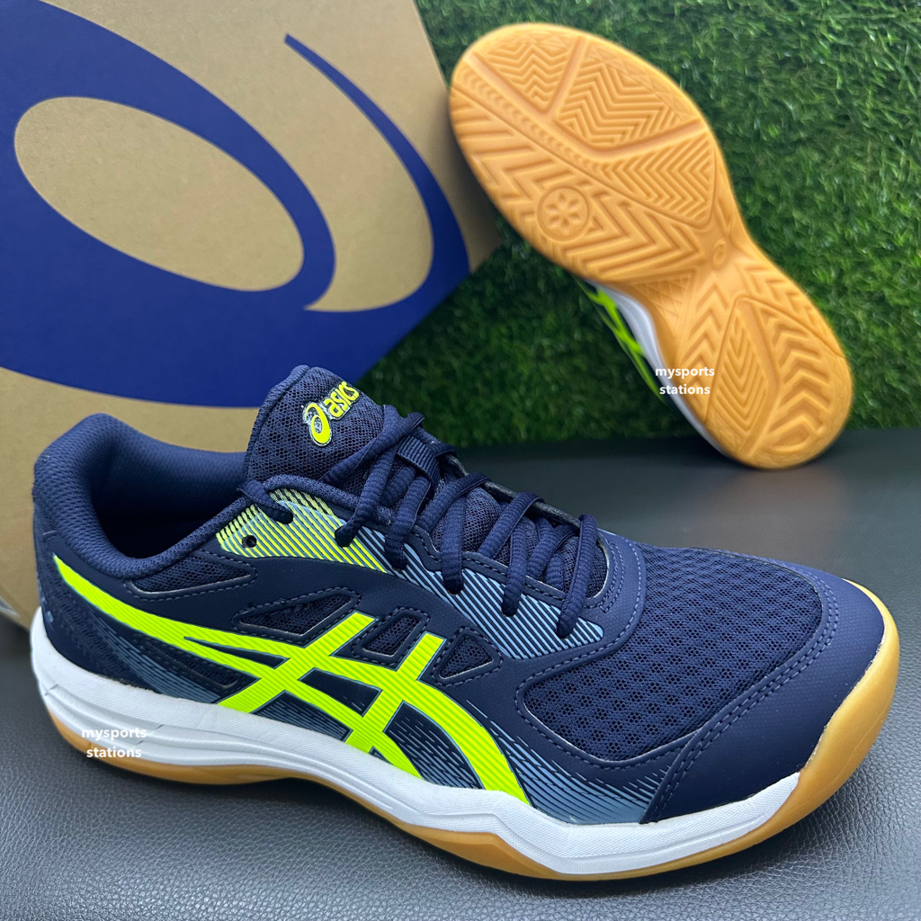 asics Mens Upcourt 5 1071A086 102 1071A086 401 Badminton Shoes Court Shoes Kasut Badminton 100 Original Shopee Malaysia