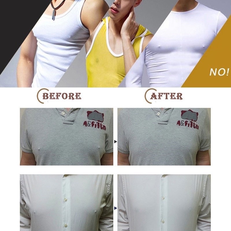 20pcs Invisible Nipple Cover Men Self Adhesive Pad Puting Pita 乳贴 乳头贴男 ...