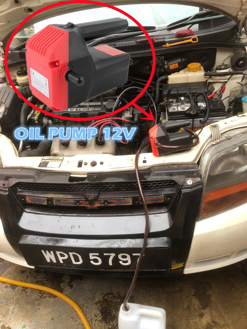 12V Car Oil Pump - Electric Low-Pressure Fuel Transfer Pump - Leak-Proof For Carburetor & Automotive Maintenance