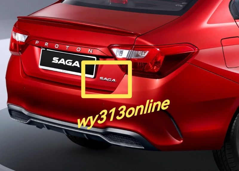 Original Proton Saga VVT 2019 - 2022 Rear Bonnet Mark Logo Emblem ...