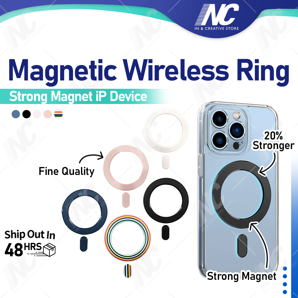 Extra Strong Wireless Magnetic Method Ring for iP/Android/Samsung ...