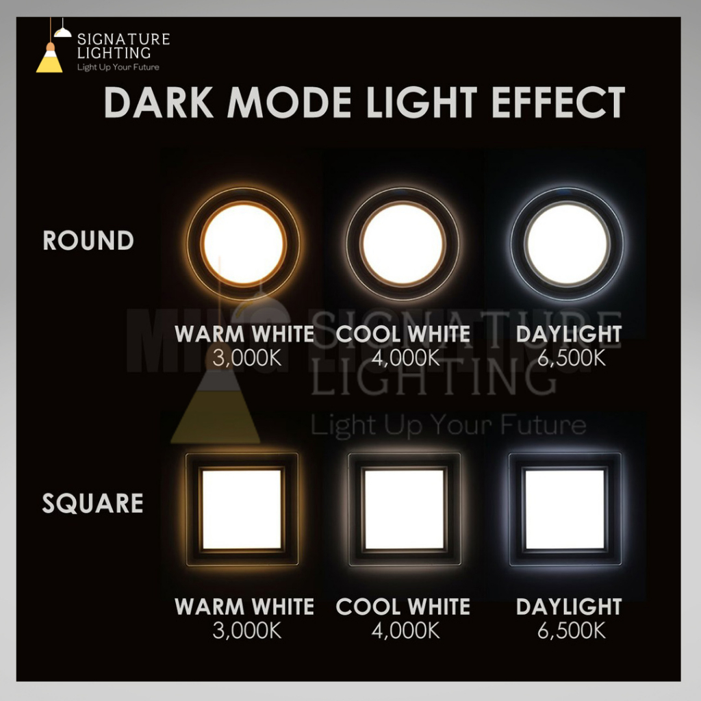 Led Downlight Glass Panel Ceiling Light 18w Round & Square 6inchi 200mm ...
