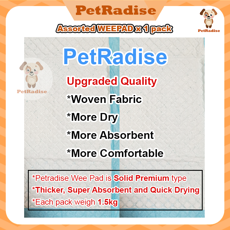 【UPGRADED】 1.4kg PetRadise Charcoal Weewee Pad Pet Pad Charcoal Wee Pad ...