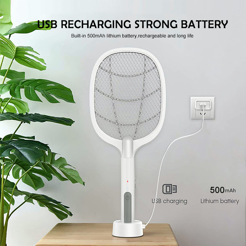 3 in 1 Electric Mosquito Swatter Electric Fly Swatter Inserts Killer ...