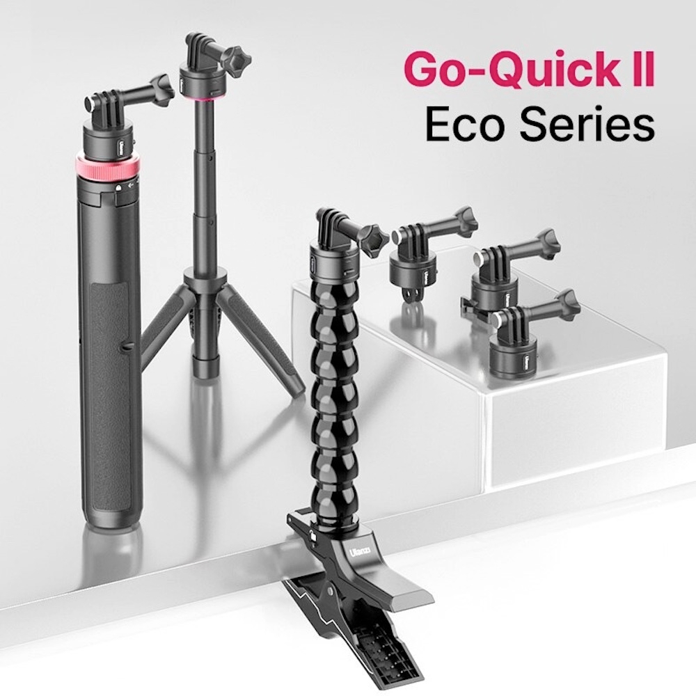 ULANZI Go-Quick II Flexible Super Clamp Jaws Gooseneck Mount for GoPro ...