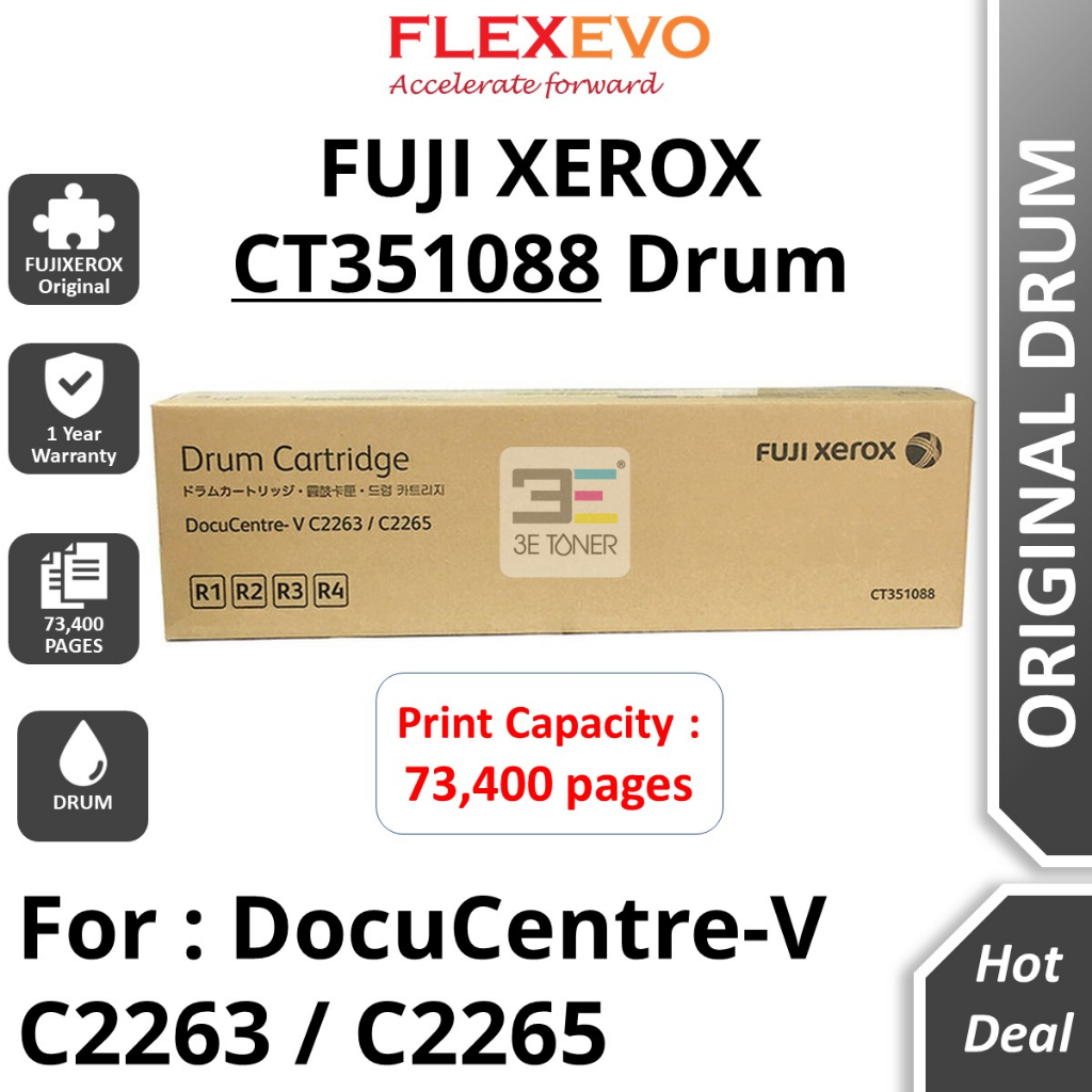 Fuji Xerox DocuCentre V - C2263 C2265 - CT351088 ( R1 R2 R3 R4 Drum ...