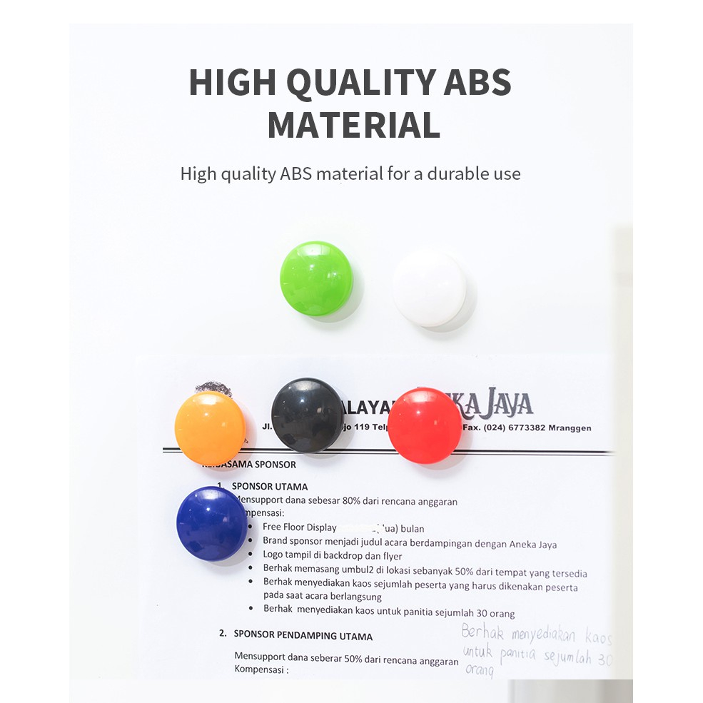 Deli Whiteboard Magnet Button Φ30mm | Shopee Malaysia