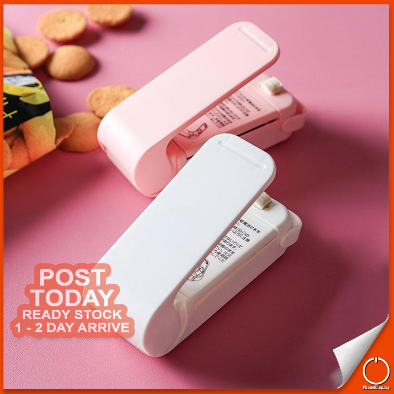 𝐅𝐀𝐒𝐓 𝐇𝐄𝐀𝐓 Portable Mini Heat Sealing Machine Impulse Food Snack Storage ...