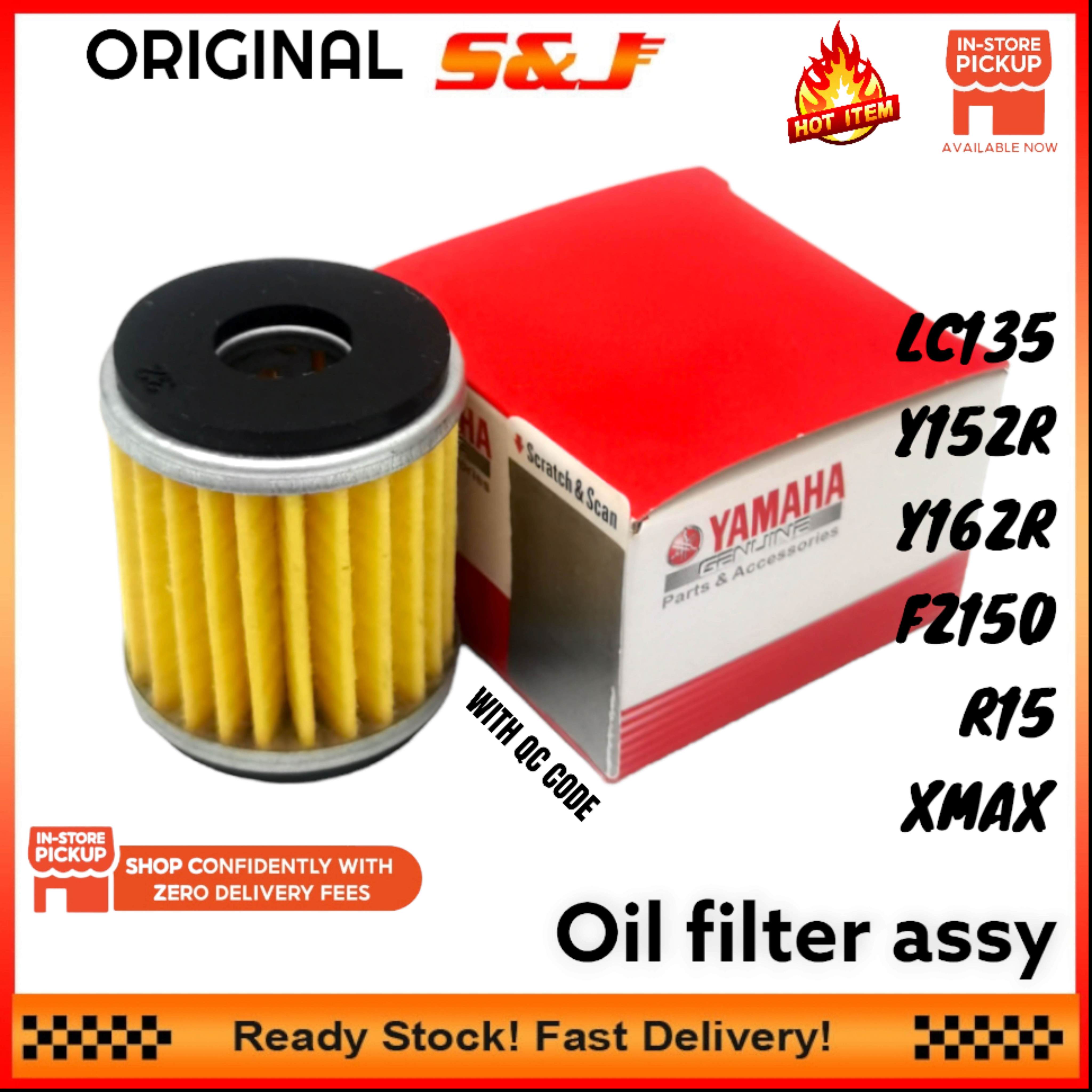 YAMAHA ORIGINAL LC135 Y15ZR Y16ZR FZ150 R15 XMAX SRL115 FI OIL FILTER ...