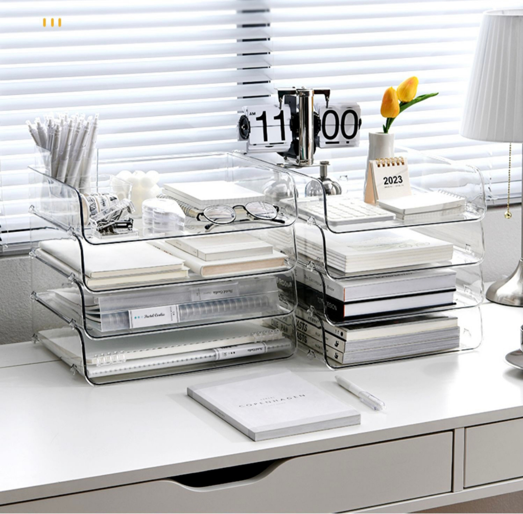 ☑️Stationery🔖File Document Letter Paper Tray Sorter Collection File ...
