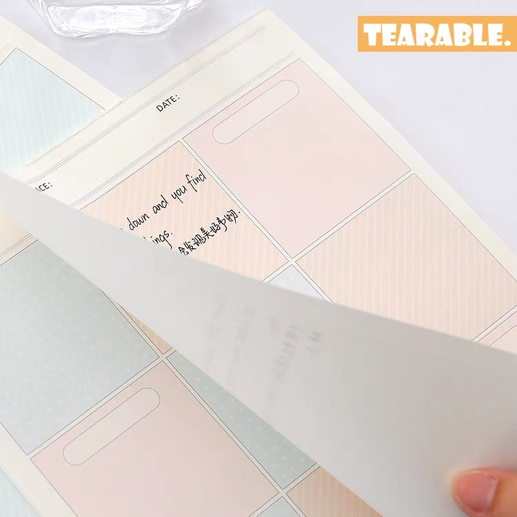 *FEB DEALS* TLD Sudoku Quilt Notepad 9 / 12 Columns Tearable Schedule ...