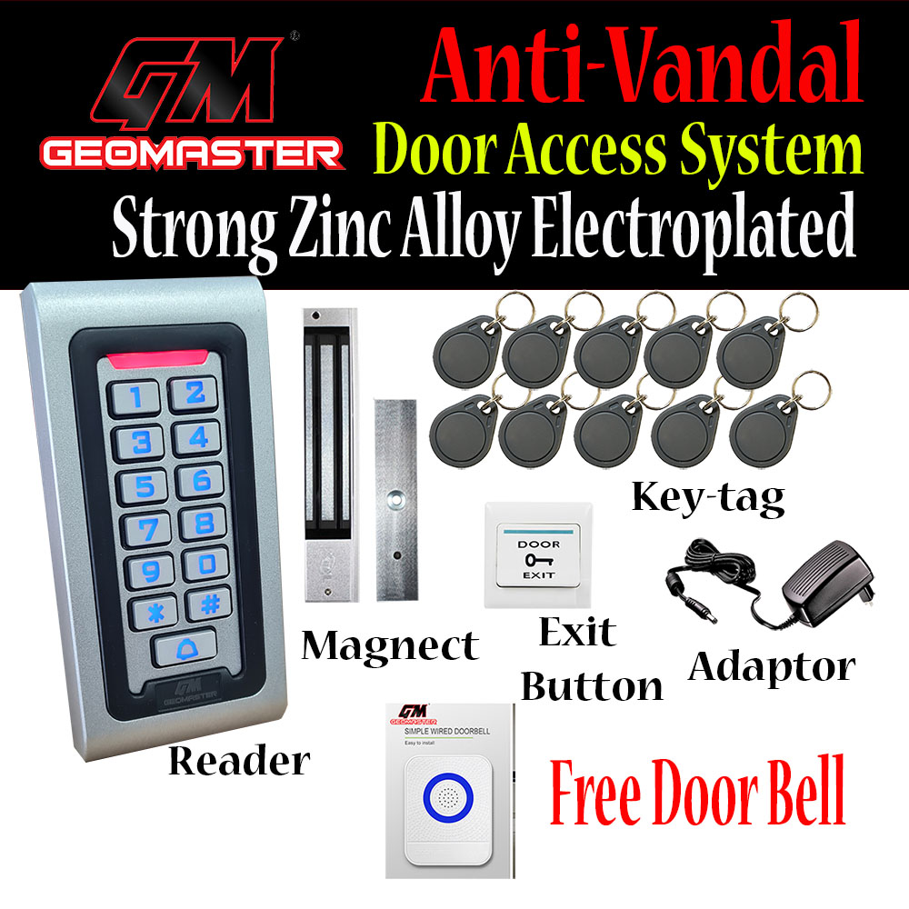 Geomaster Outdoor Door Access - Anti Vandal Door Access , Waterproof ...