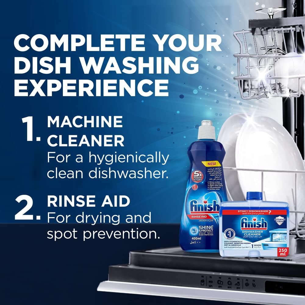 *Ready Stock* Finish dishwasher cleaner, 100 hygienically cleaner, removes hidden dirt and