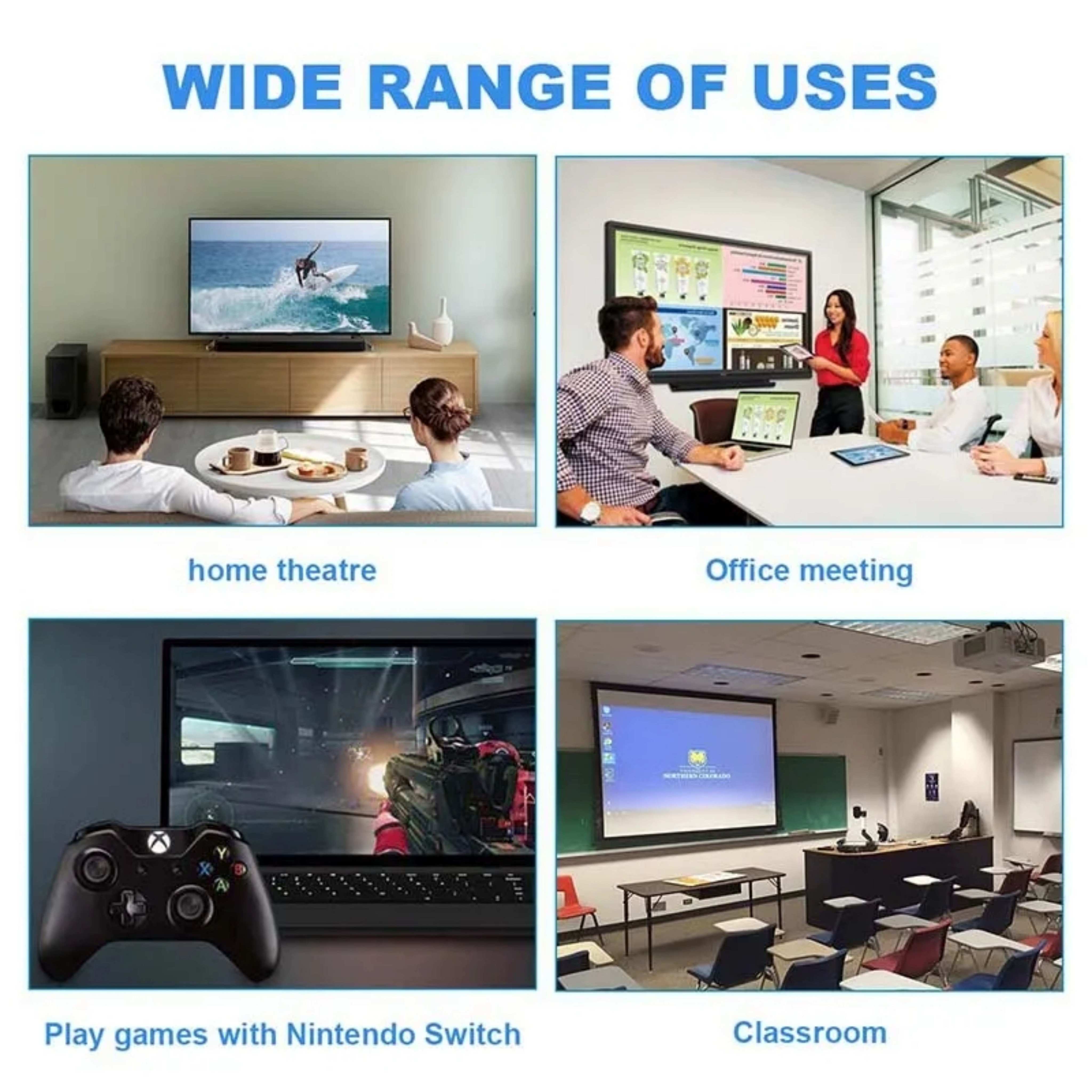 SoundWay 2.1 8K HDMI Cable 4K120Hz 48Gbps eARC Soundbar Gaming 144Hz ...